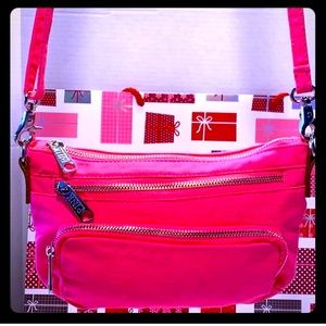 NWOT PINK Victoria Secret Fuschia Mini Sling Bag